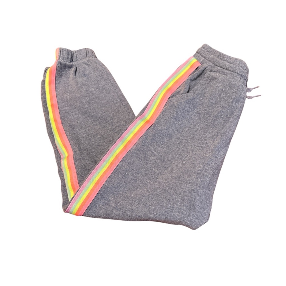 GAP Girls Sweatpants Rainbow Stripe
